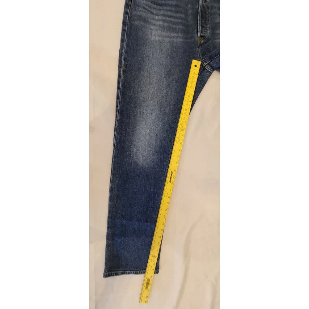 Levi’s 501 Premium Men’s Jeans W34 L32 Dark Wash Straight Leg Button Fly